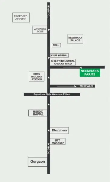 Terravana Aravali location map